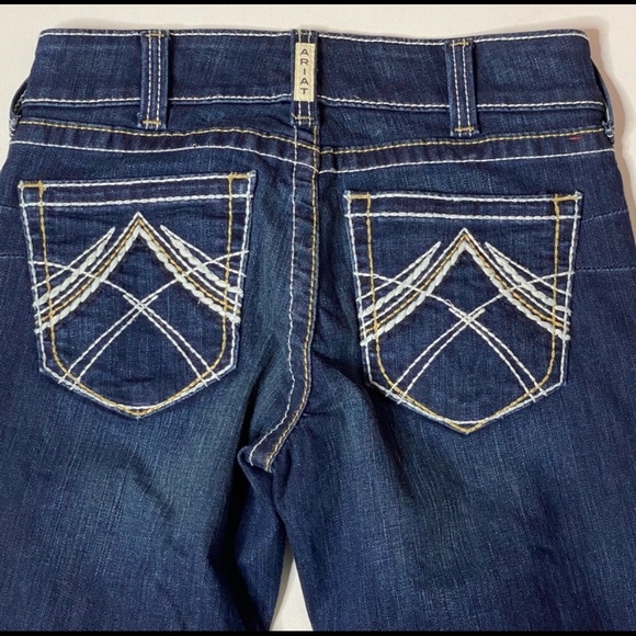 Ariat | REAL Denim Mid Rise Boot Cut Jeans - Picture 2 of 5